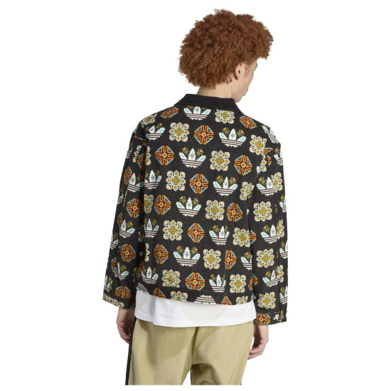 Adidas Ανδρικό μπουφάν Monogram Allover Print Loose Coach Jacket